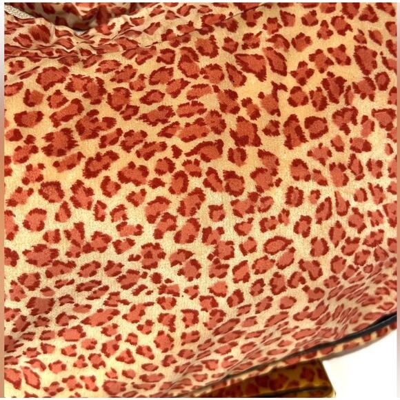 Bottega Veneta Mini Leopard Red Beige Hobo Shoulder Bag - Picture 5 of 11